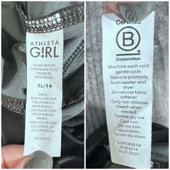 ⭐️Athleta Girl Record Breaker 3" Shorts in Black Camo [400] - Picture 10 of 10